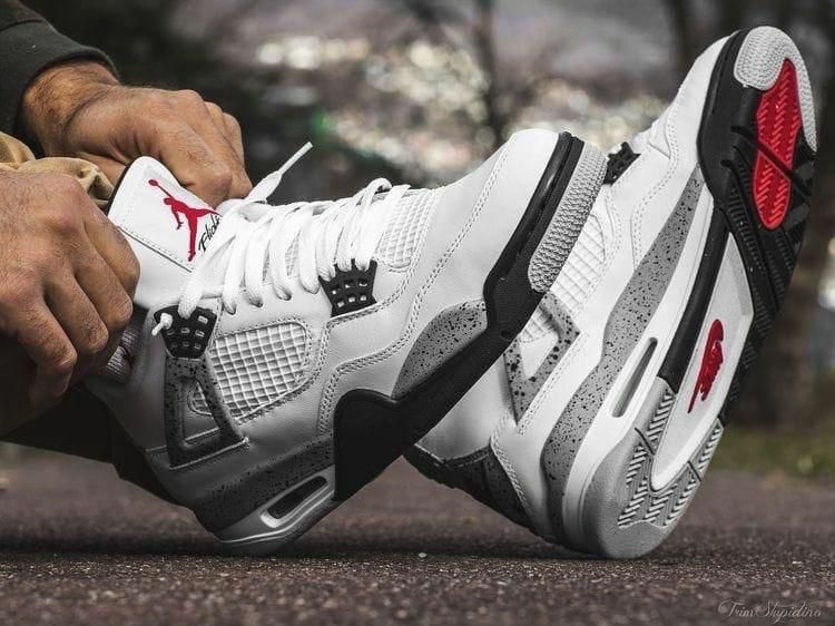 Nike Air Jordan 4 White Cement Luxury Junction