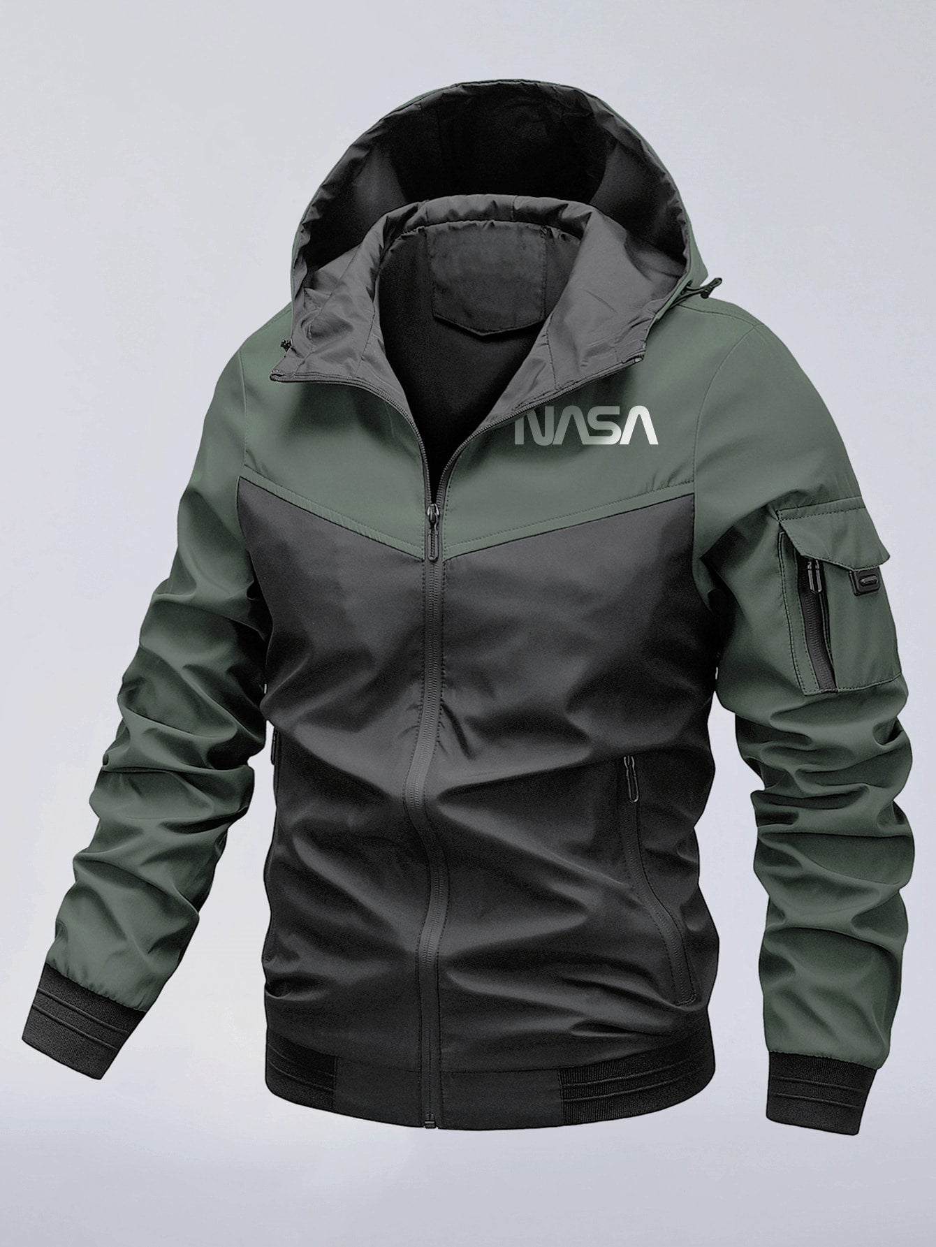 Jacke Mit Buchstaben Grafik Farbblock Sport And Fashion By Gd