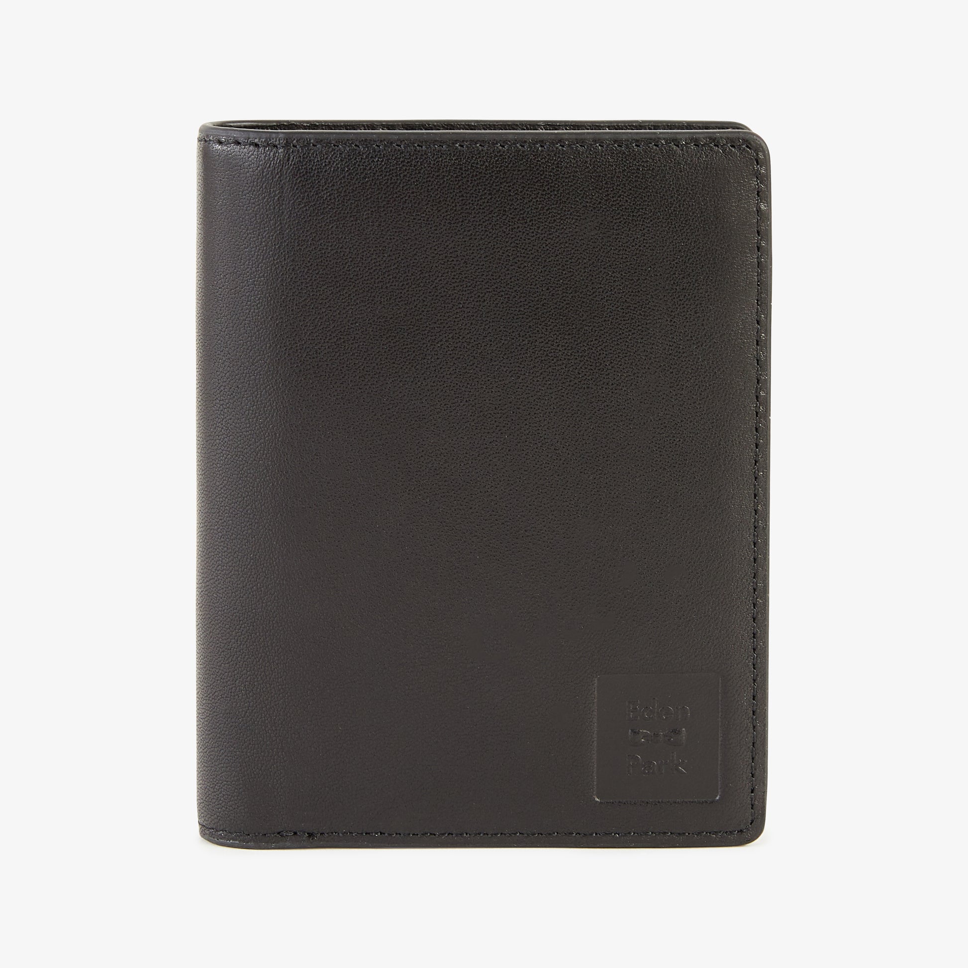 Portefeuille Francais Cuir Noir Eden Park