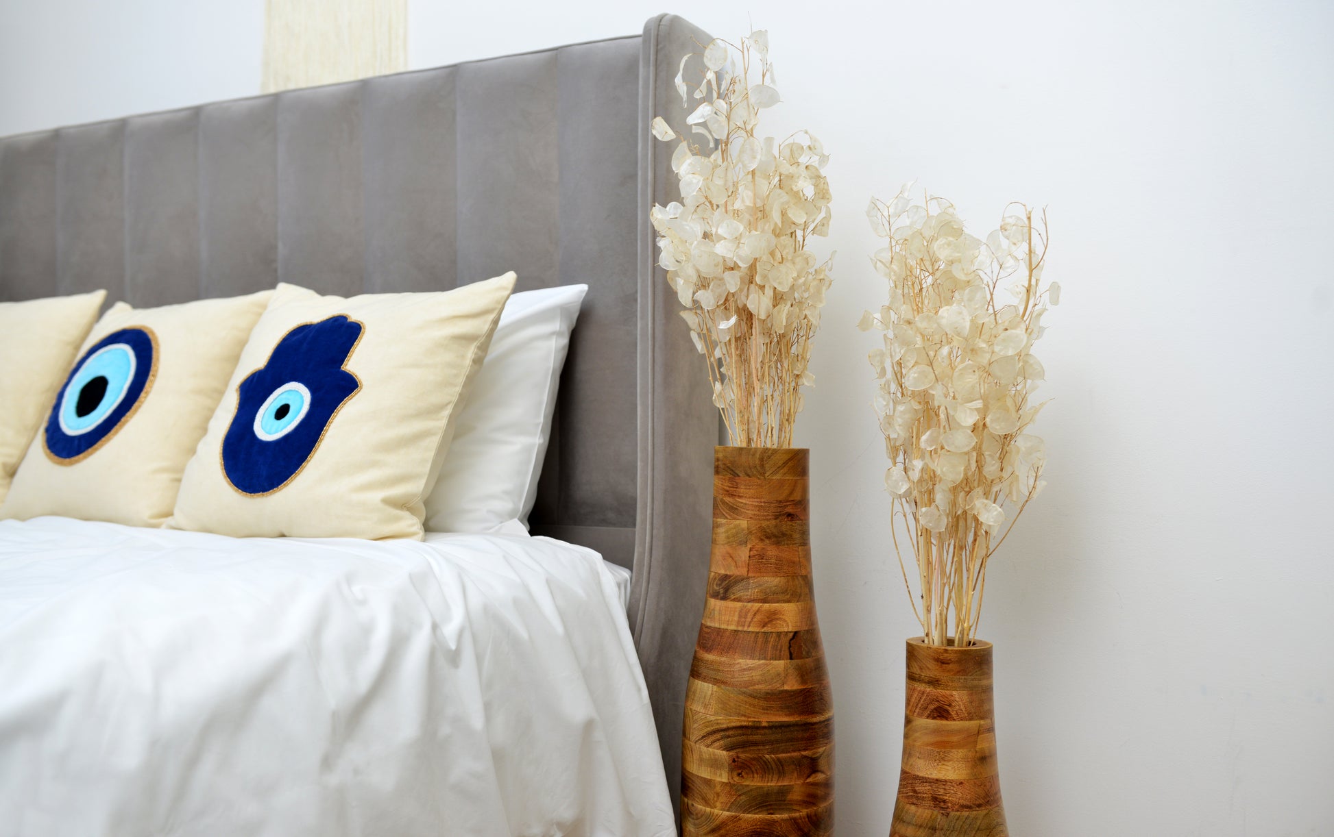 Tall Floor Vase Extra Large Wooden Vase For Pampas Grass Decor 32 Walbrook Design