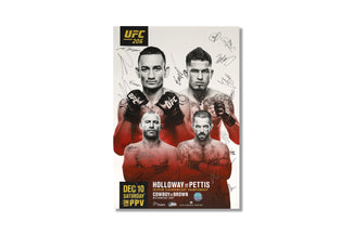 Ufc 206 Holloway Vs Pettis Autographed Event Poster Ufc 206 Holloway Vs Pettis Autographed Event Poster