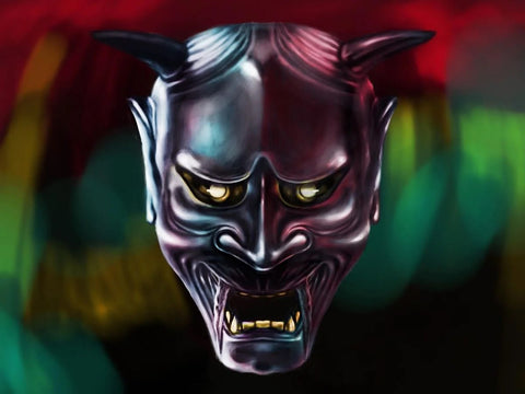 Japanese Masks 18 Types Story Of Every Japanese Mask Japanese Oni Masks