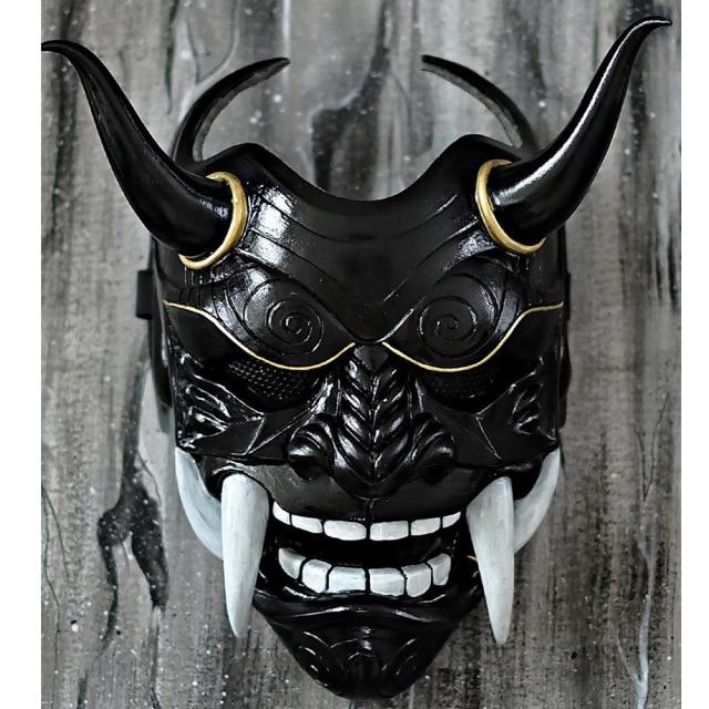 Traditional Japanese Oni Kitsune Samurai Hannya Masks More Japanese Oni Masks
