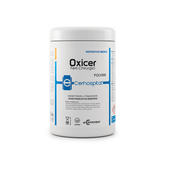 Oxicer Acido Peracetico 1kg In Polvere Sterilizzante A Freddo Disposit Cura Farma