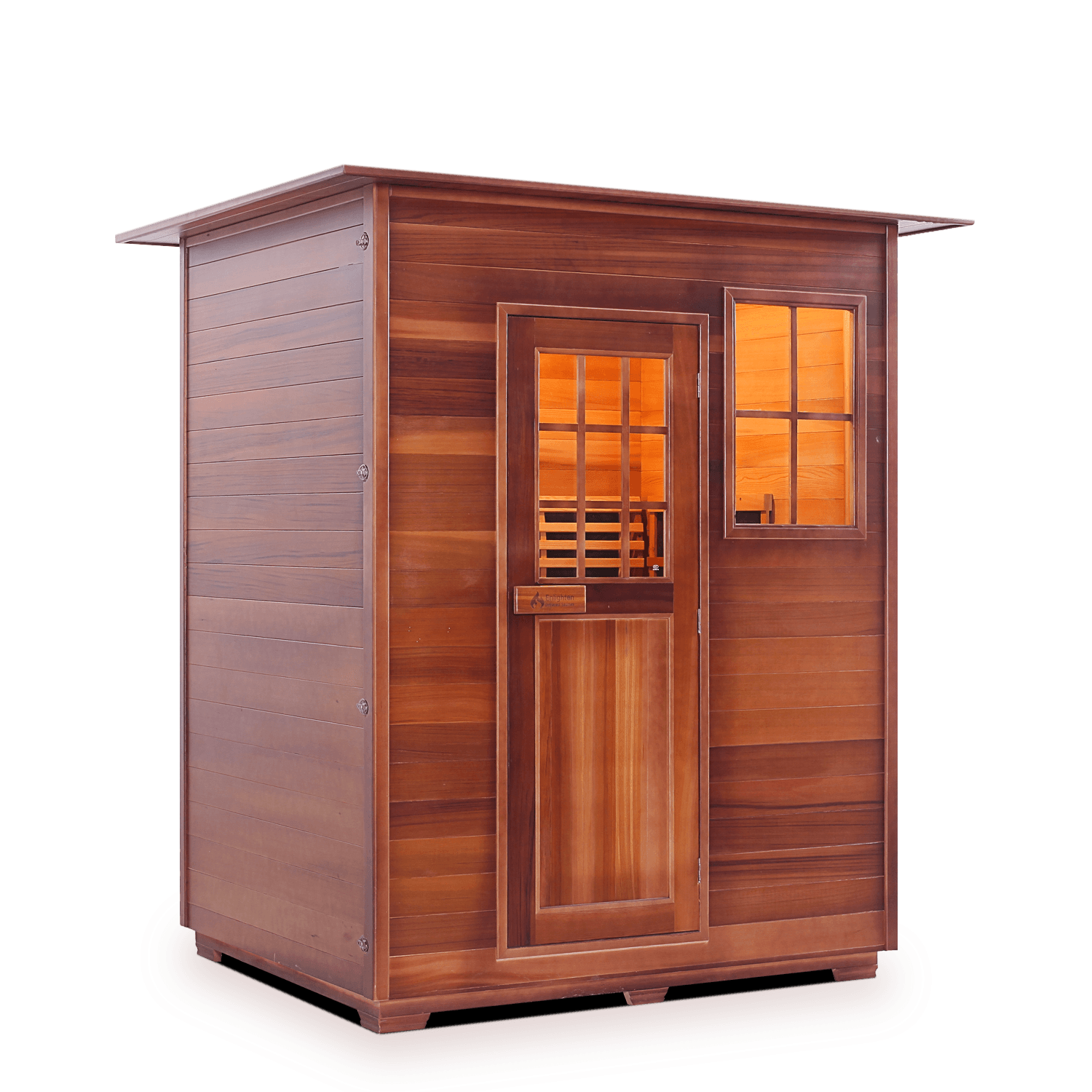 Infrared Sauna 3 Person Indoor Sauna With Canadian Cedar Low Emf Full Spectrum Sierra By Enlighten House Of Sauna