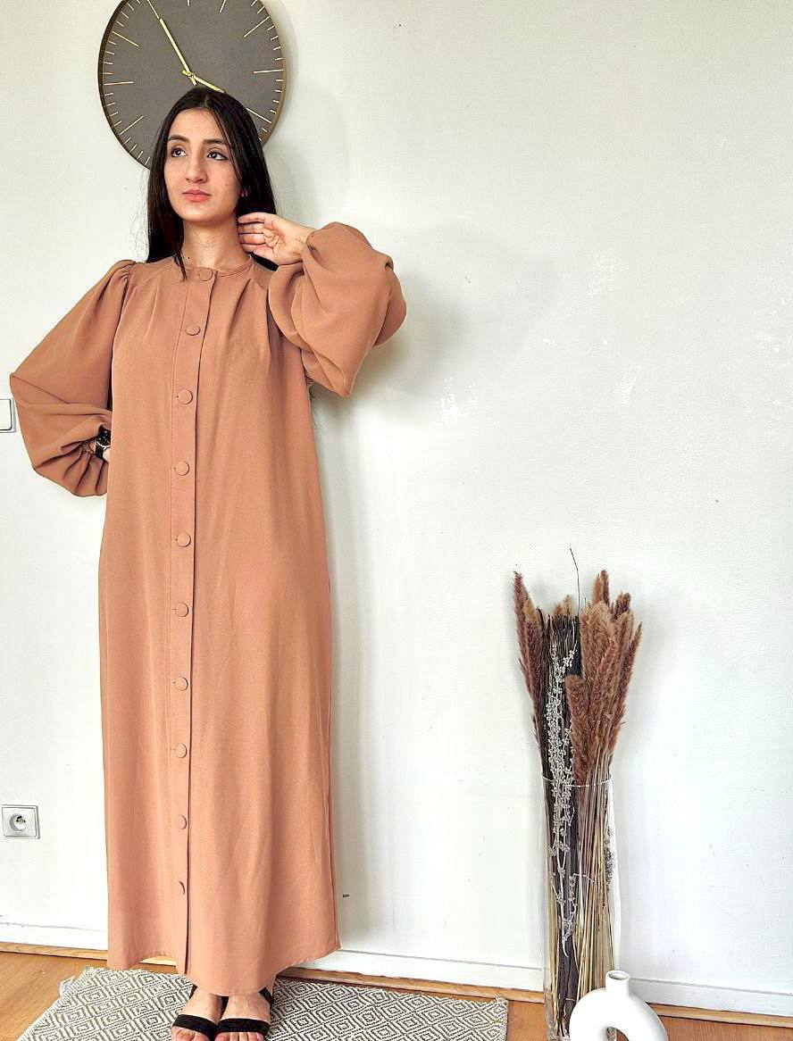 Robe Longue Manches Bouffantes Tenues Ramadan 2022 Robe Aid El Fitr 2022 Robe Aid El Adha Robe Cutessu