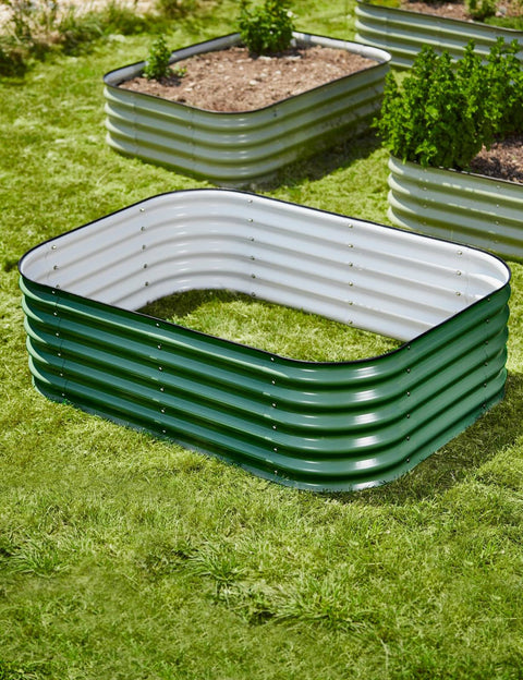 Original 6 In 1 Modular Metal Raised Garden Bed Kit Huw Richards