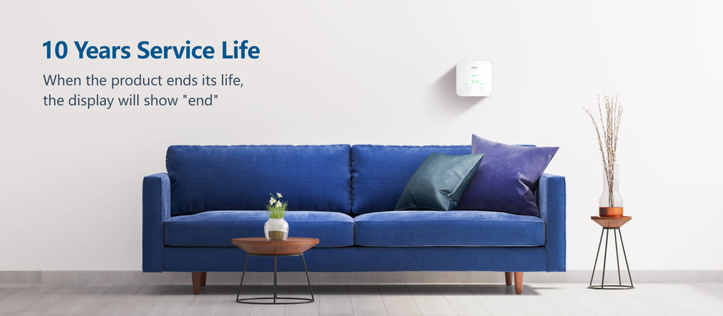 Co2 Detector Monitor Indoor Carbon Dioxide Temperature And Humidity De Ecoey