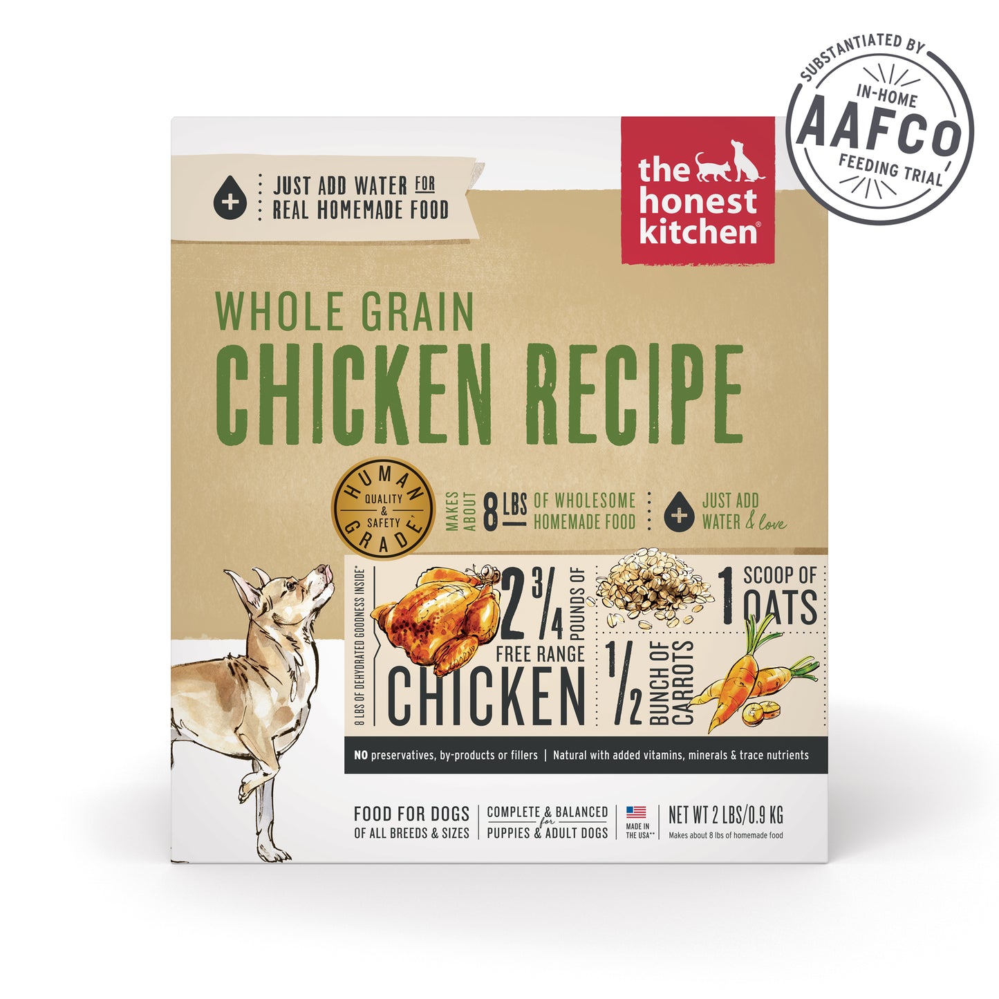 7lb Whole Grain Chicken Dehydrated The Honest Kitchen