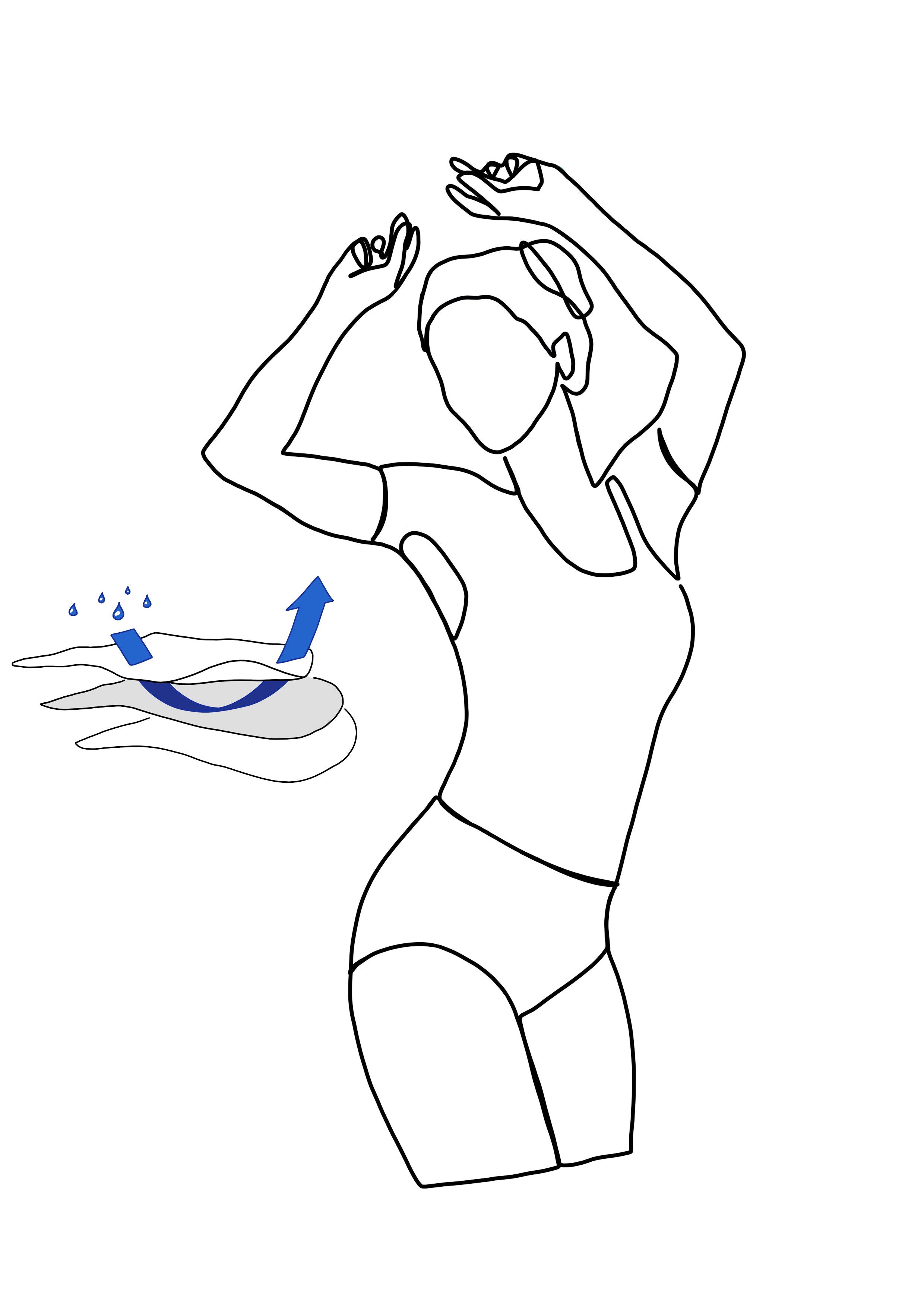 Anti Zweet T Shirt Dames Confidenceforall