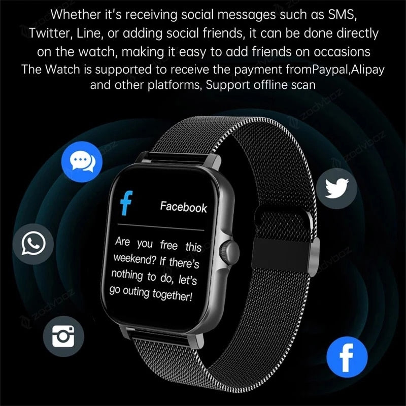 Bluetooth Full Touch Dial Call Fitness Tracker Topptrend