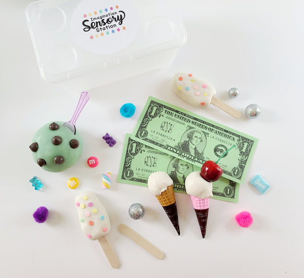 Mini Ice Cream Truck Play Dough Kit Imaginationsensorystation