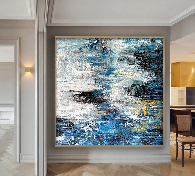 Oversized Abstract Wall Art Abstract Painting Extra Large Wall Art Oil Painting Abstract Canvas Art Palette Knife Painting Home Decor Krivaart