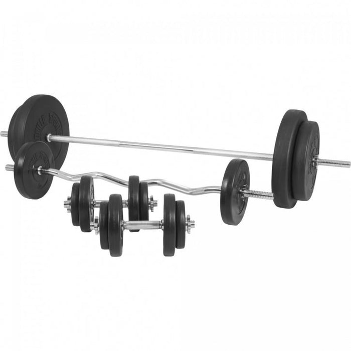 Gorilla Sports The 100 Kg Barbell Dumbbell Set From Gorilla Sports
