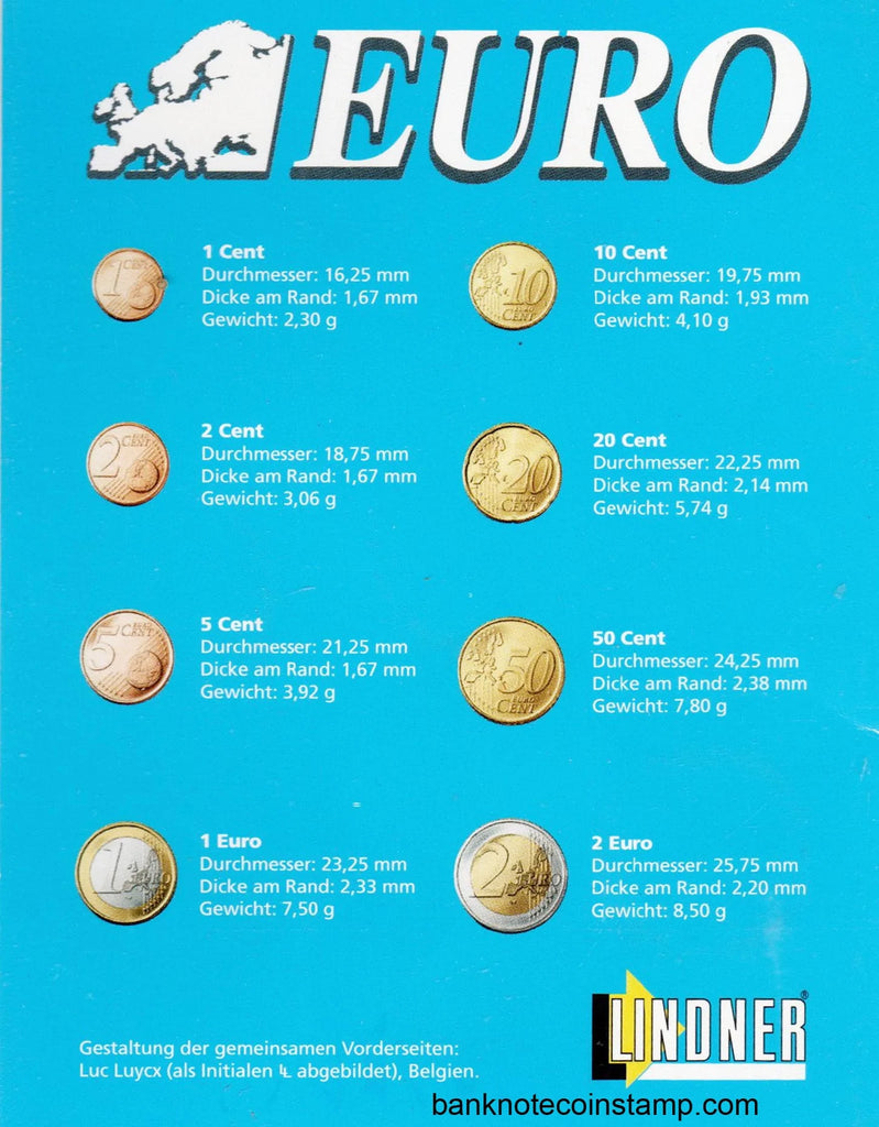 Estonia Set Of 8 Euro Coins 1 2 3 10 20 50 Cents 1 2 Euro Coins Banknotecoinstamp