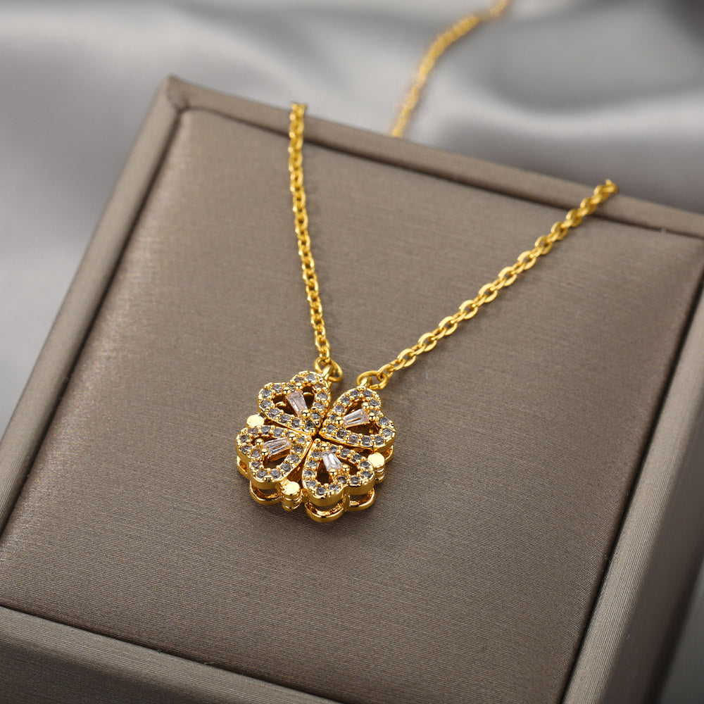 Rosa Mona Heart Necklace Rosa Mona Paris