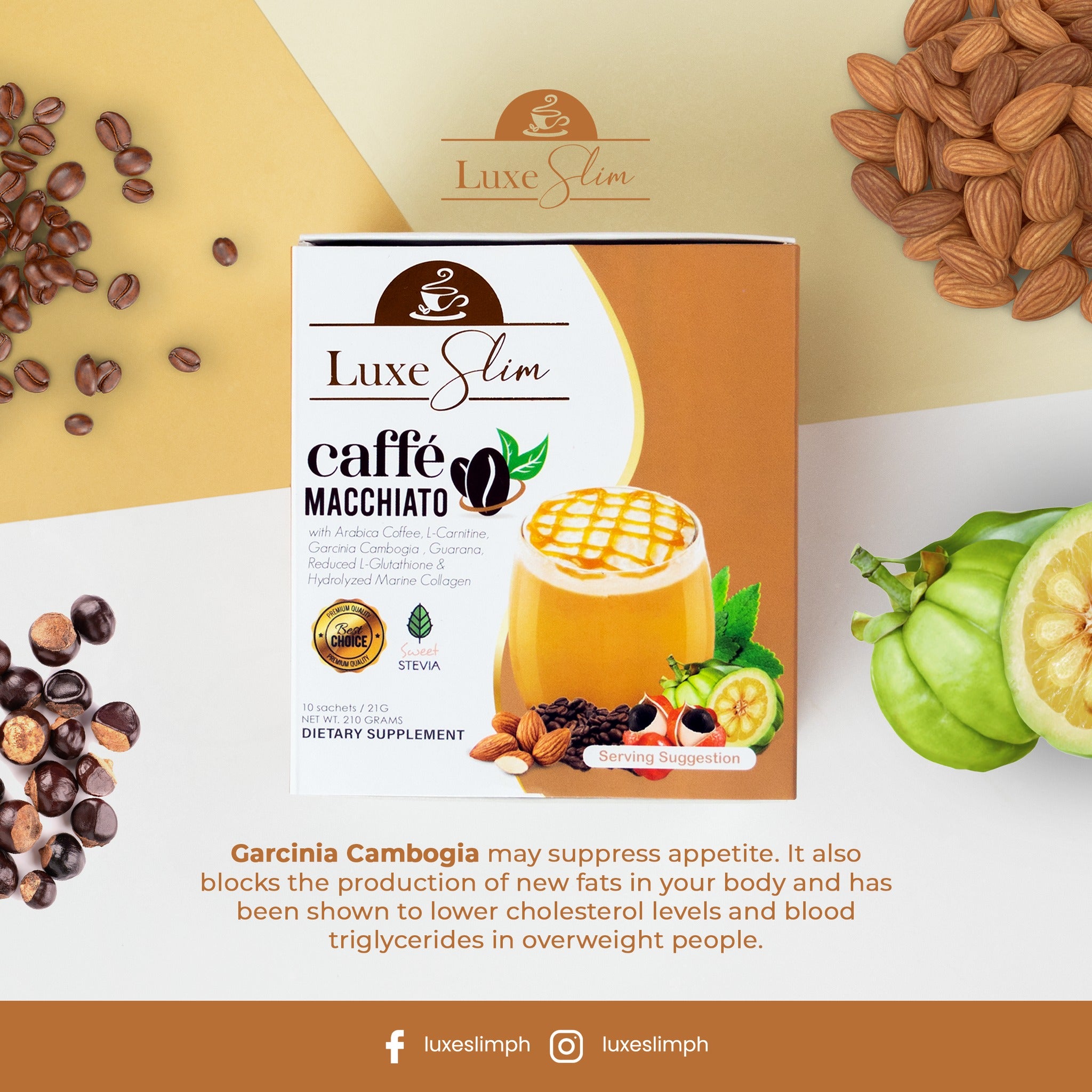 Luxe Slim Coffee Caffe Macchiato Slimming Coffee Beautipapa