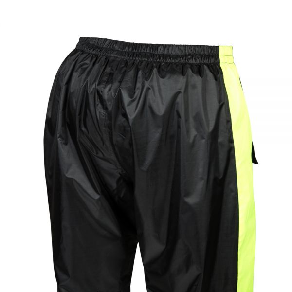 Two Piece Wetsuit Black And Yellow With Reflective Triton Moto Arropa Denda