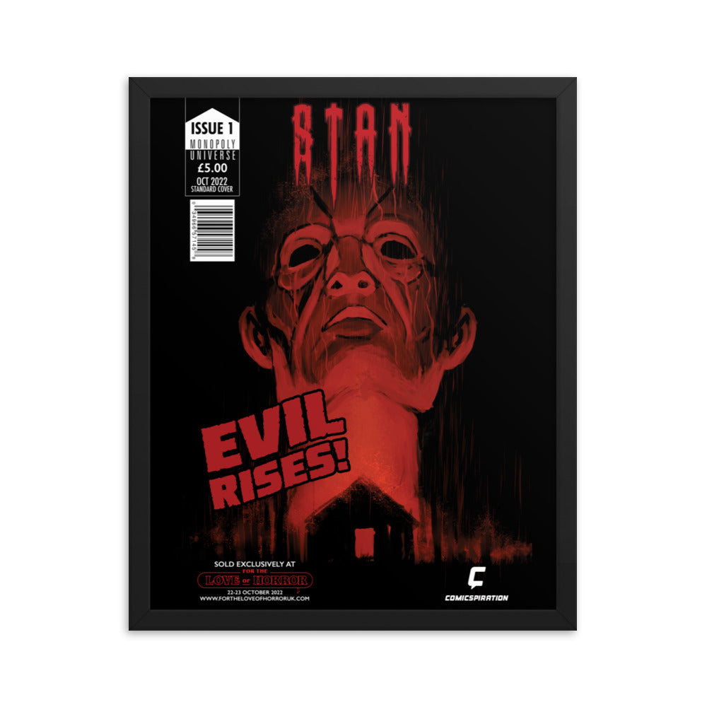 For The Love Of Horror Stan Standard Cover Framed Poster Monopoly Events Store