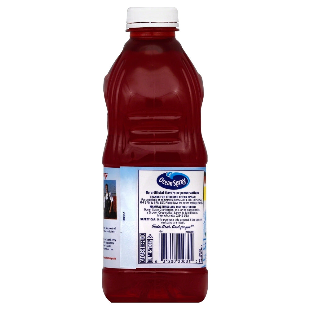 Ocean Spray Diet Cranberry Juice 64 Fl Oz Bottle