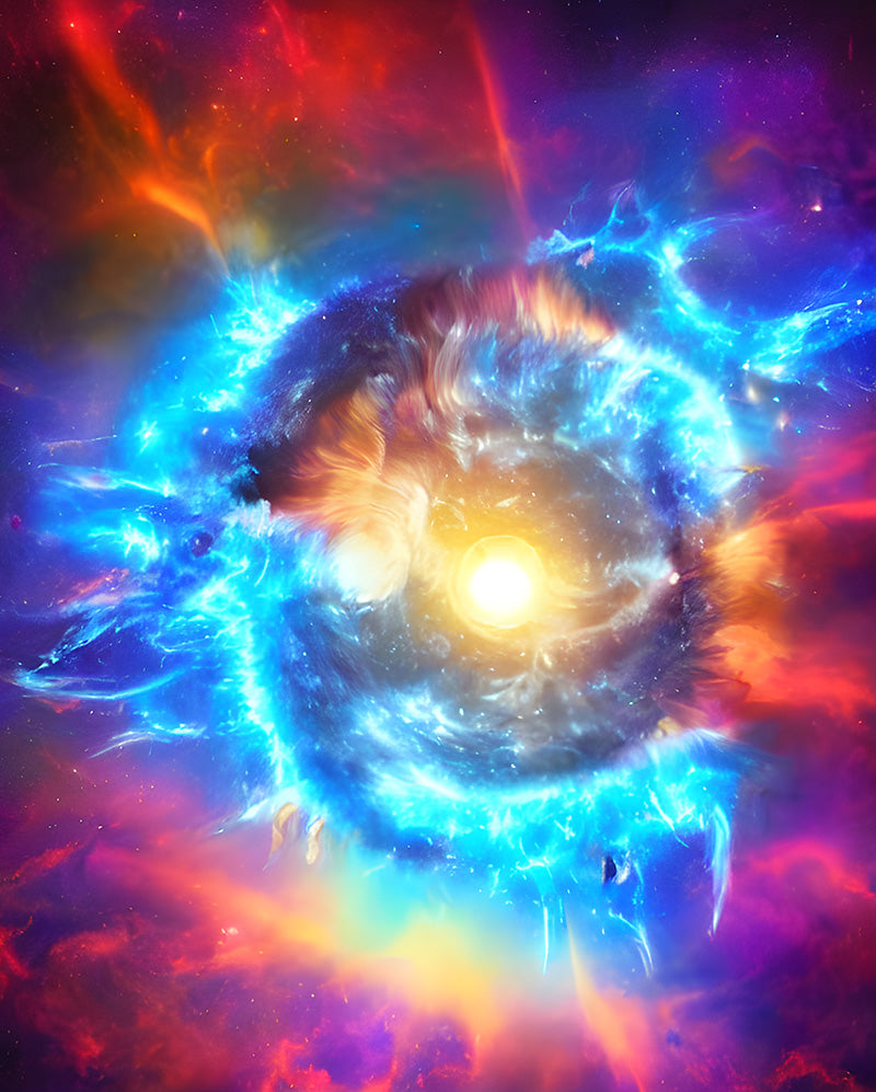 Machine Canvas Ai Art Black Hole Sun