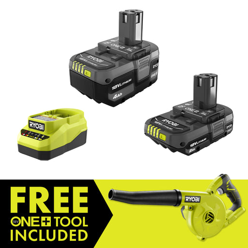 Picture of 18V ONE+ LITHIUM STARTER KIT WITH FREE 18V ONE+ WORKSHOP BLOWER
