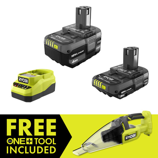 Picture of 18V ONE+ LITHIUM STARTER KIT WITH FREE 18V ONE+ HAND VACUUM