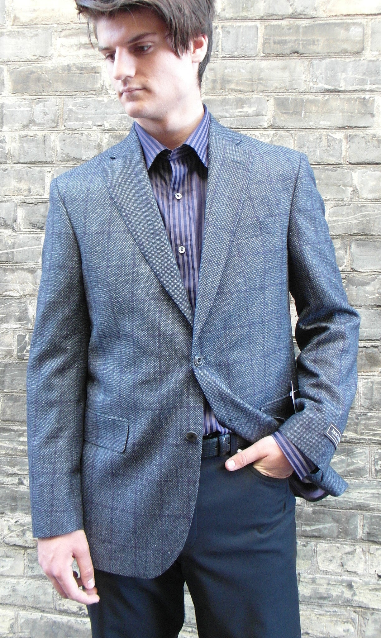 Jack Victor Wool Blend Sport Jacket Classic Fit Made In Canada Brownsmenswear Com