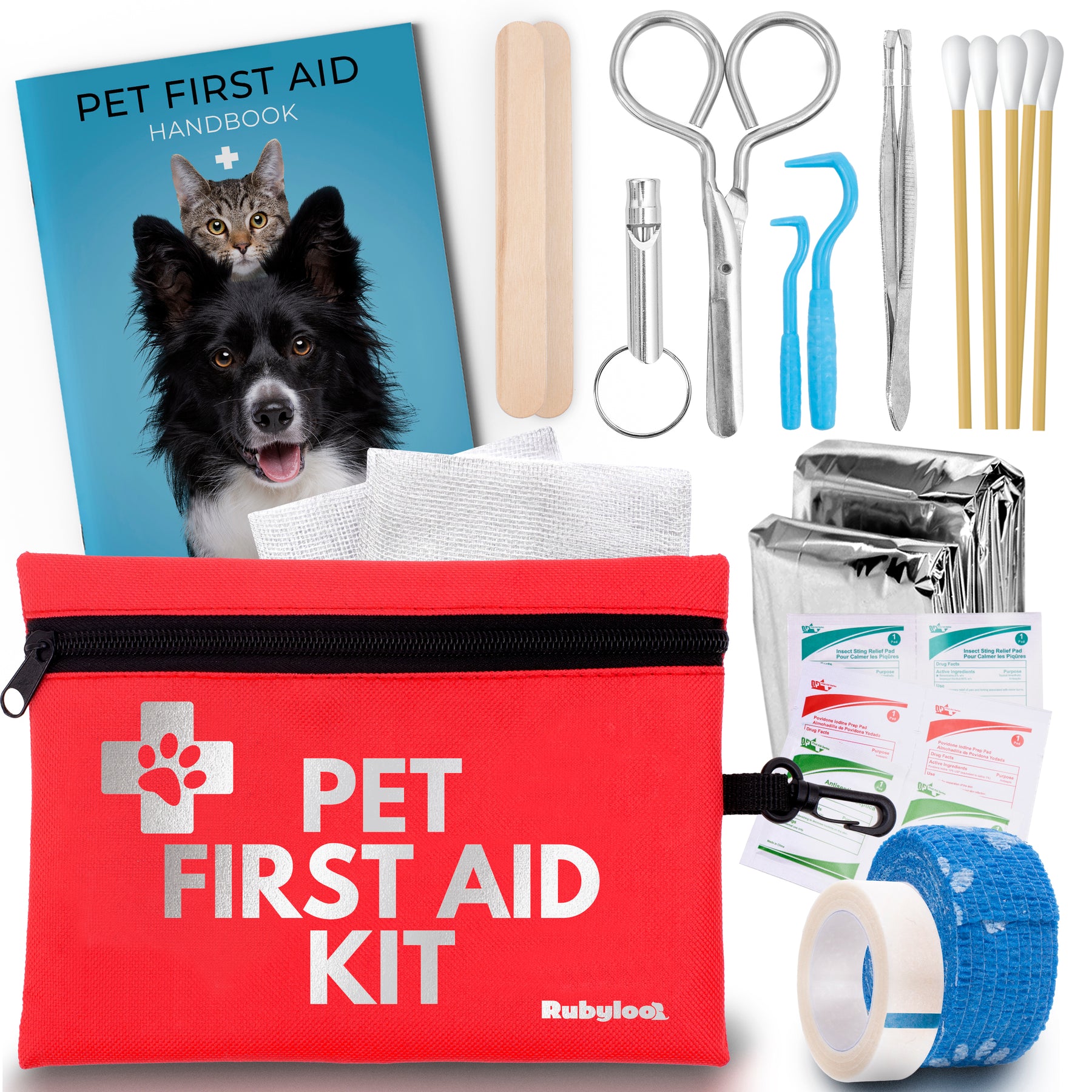 Pet First Aid Kit Travel Size Rubyloo