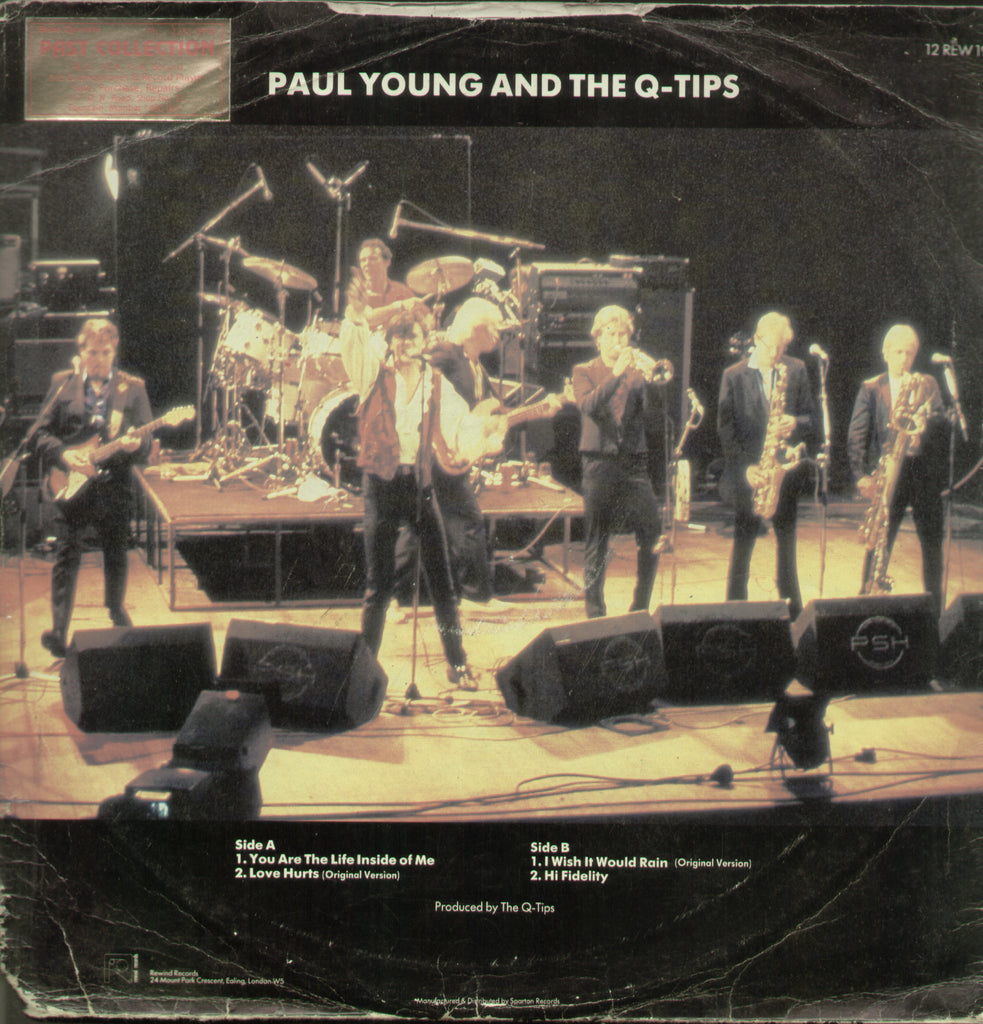 Paul Young With The Q Tips English Bollywood Vinyl Lp Bollywoodvinyl