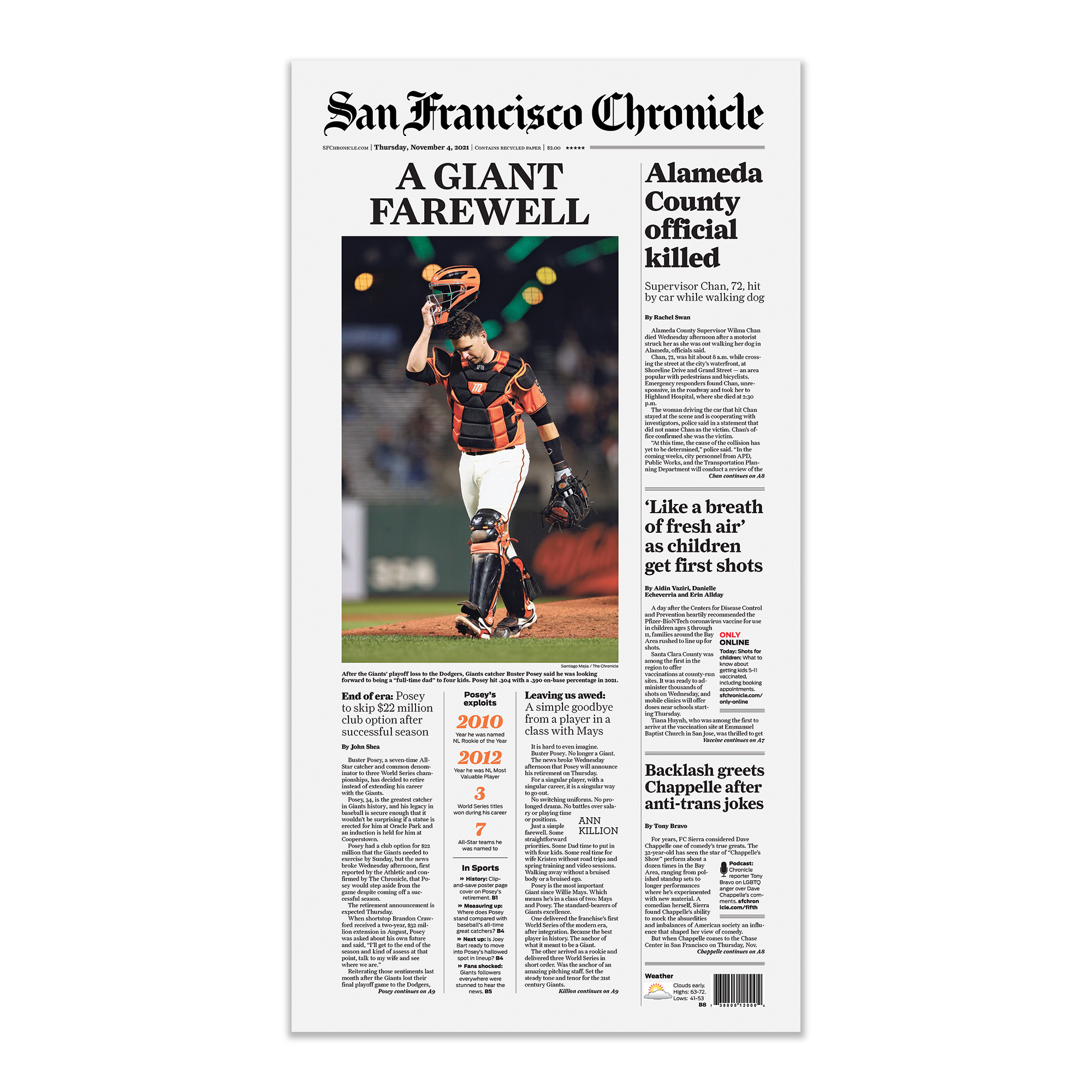 Back Issues San Francisco Chronicle Online Store