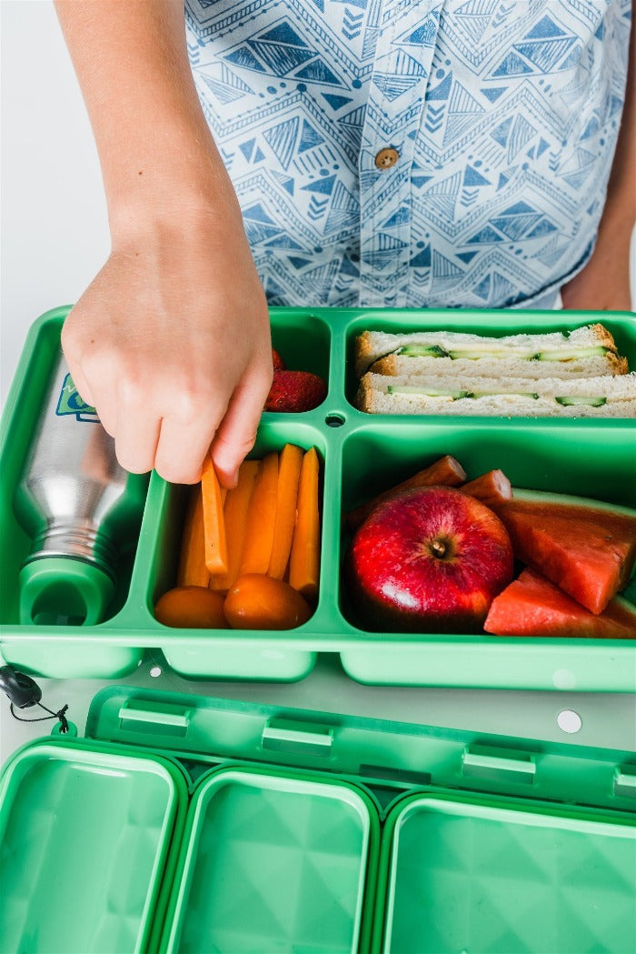 Go Green Lunchbox Large With Drink Bottle Adventure Snacks