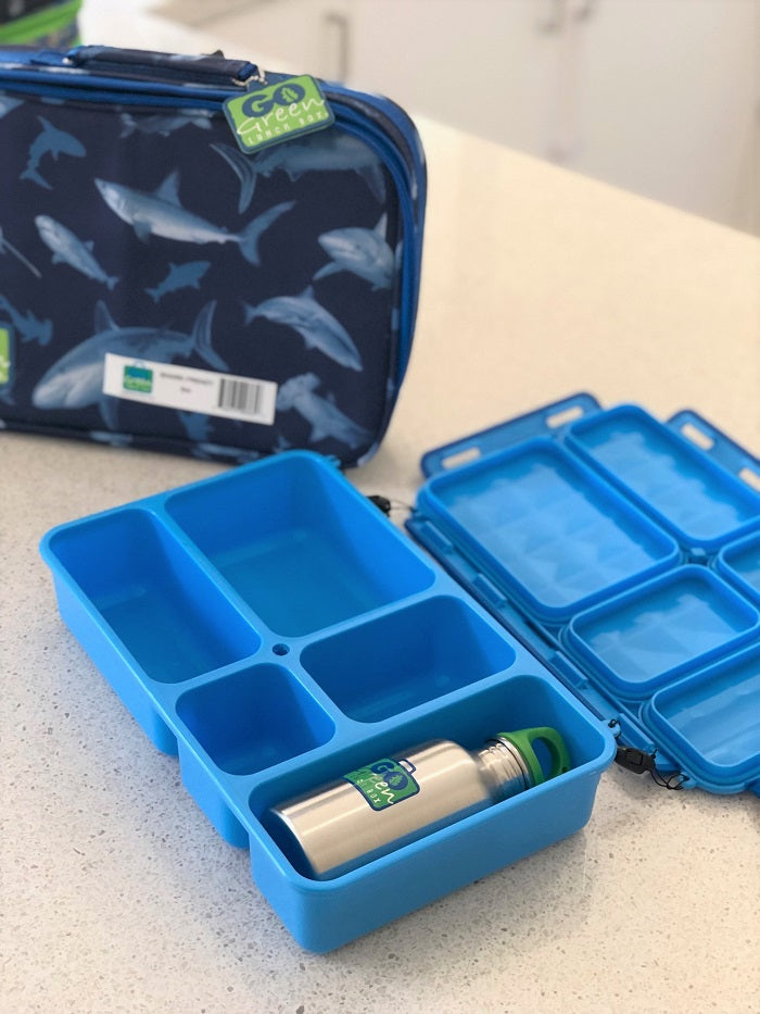 Go Green Lunchbox Large With Drink Bottle Adventure Snacks