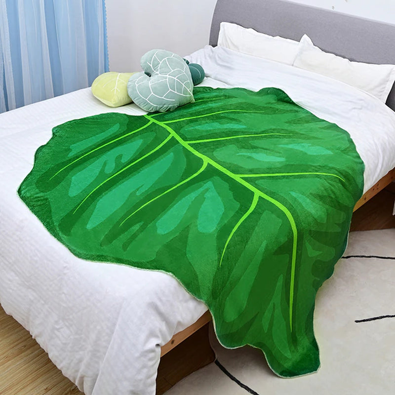 Super Soft Giant Leaf Blanket Warmeggz