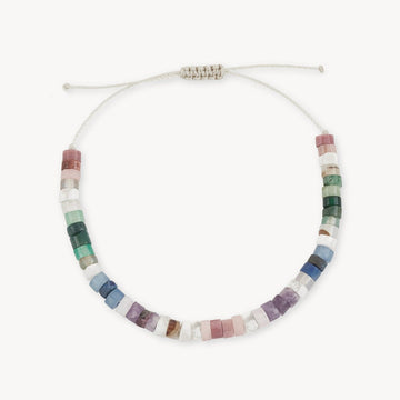 rainbow bead bracelet lightbox photo