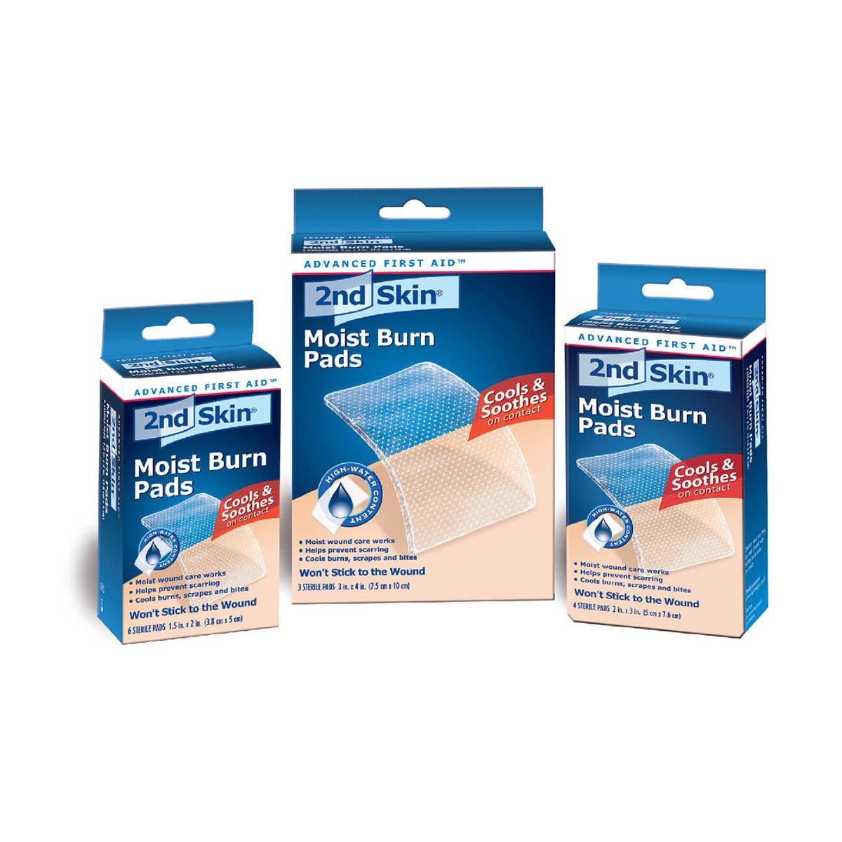 2nd Skin Moist Burn Pads Sterile Spenco Canada
