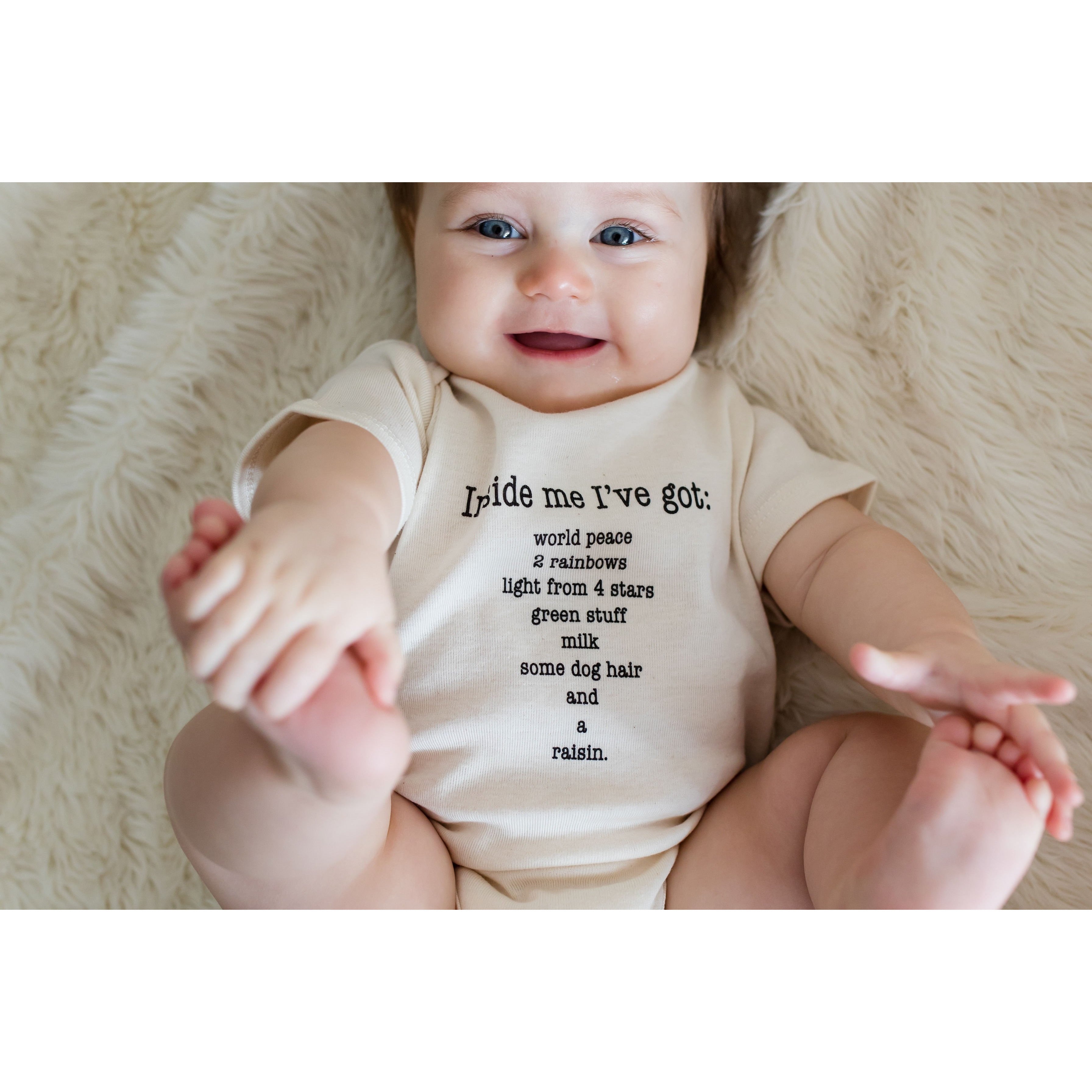 Organic Cotton Baby Onesie Inside Me Best Seller Simply Chickie