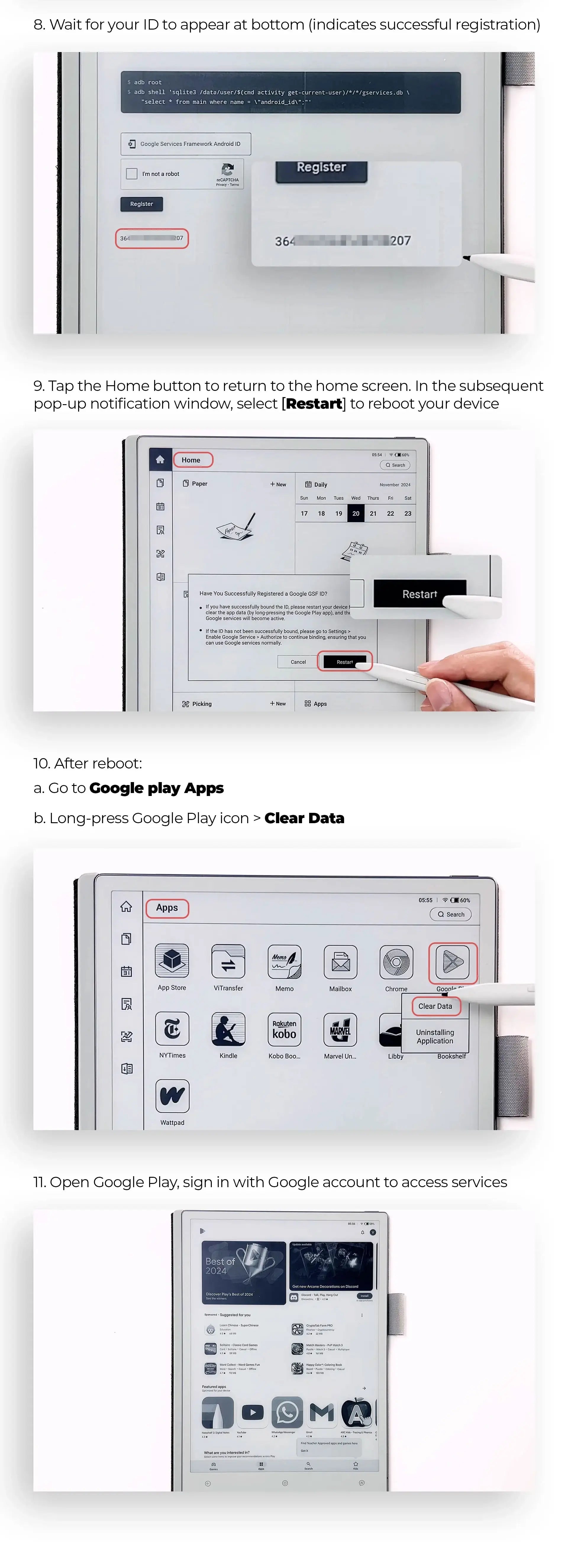 Activate Google Play Store on Viwoods Tablets 03