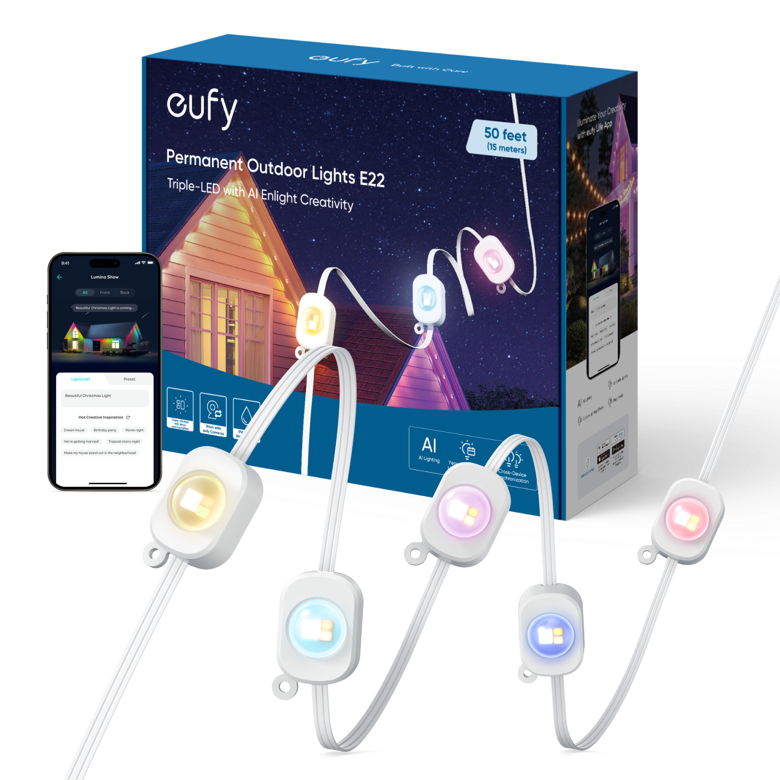 eufy Permanent Outdoor Light E22 (15M)