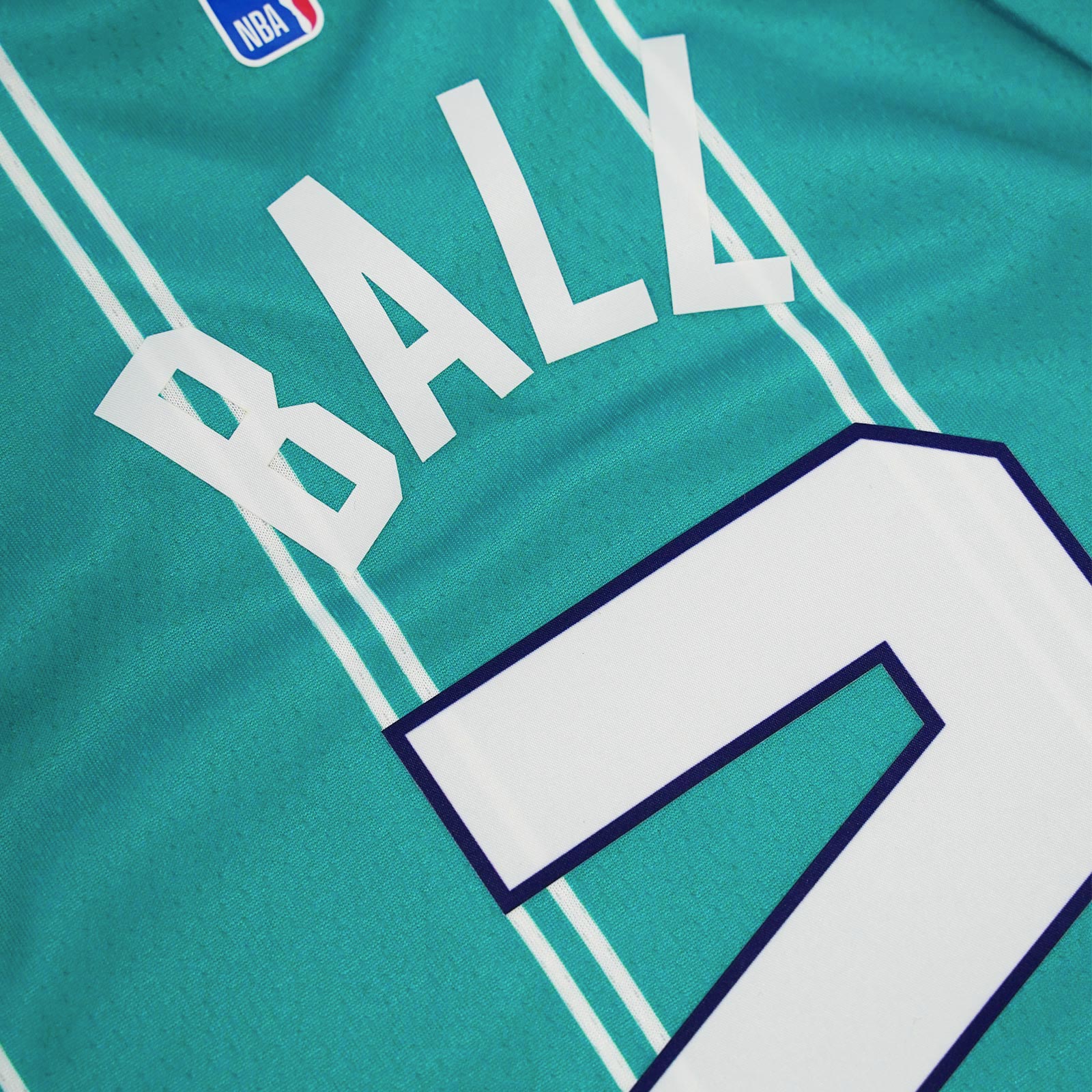 Lamelo Ball Charlotte Hornets Icon Edition Swingman Jersey Teal Throwback