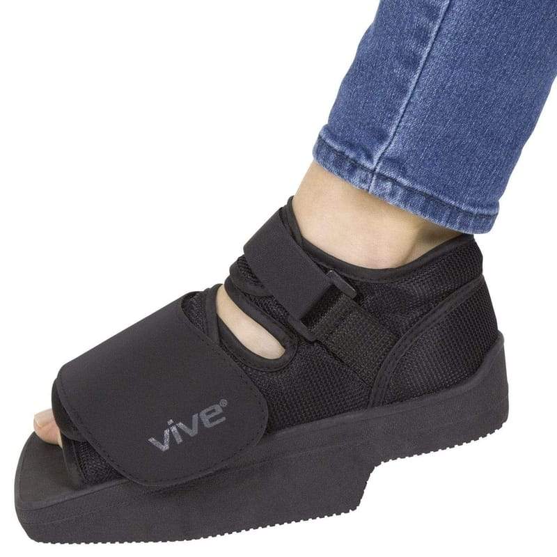Heel Wedge Post Op Shoe Broken Foot Surgery Boot Vive Health