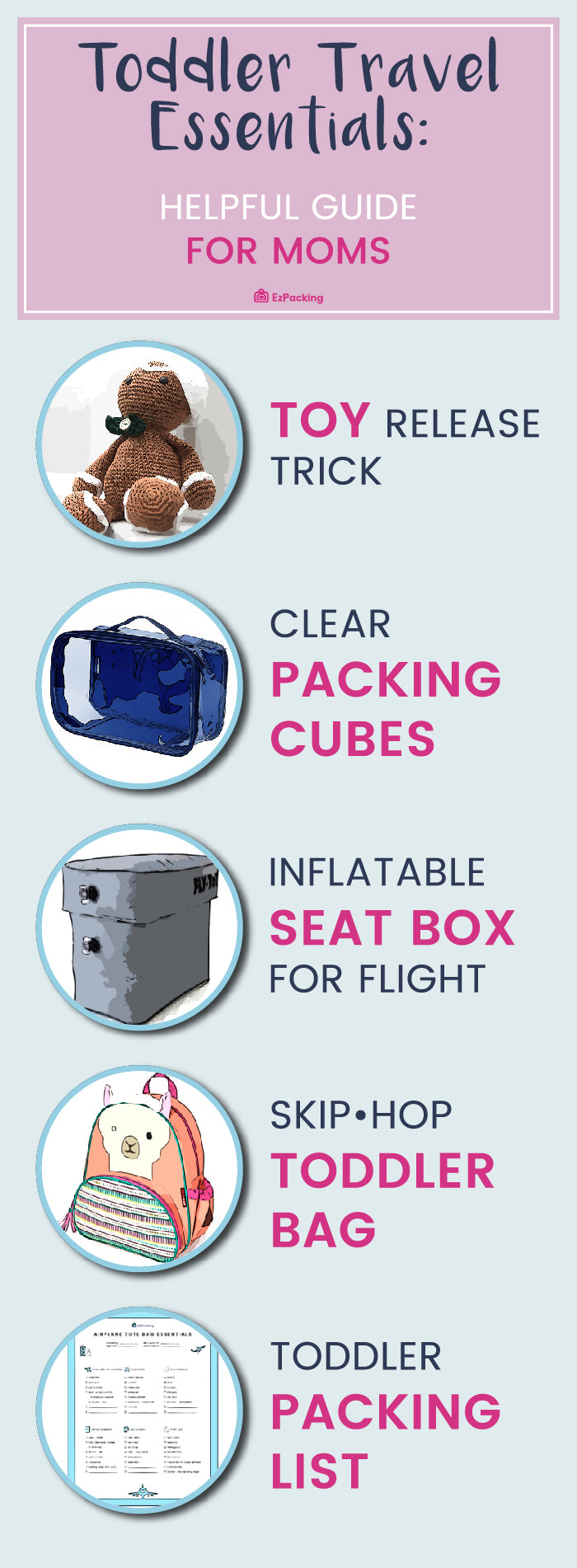 Toddler Travel Essentials Helpful Guide For Moms Ezpacking