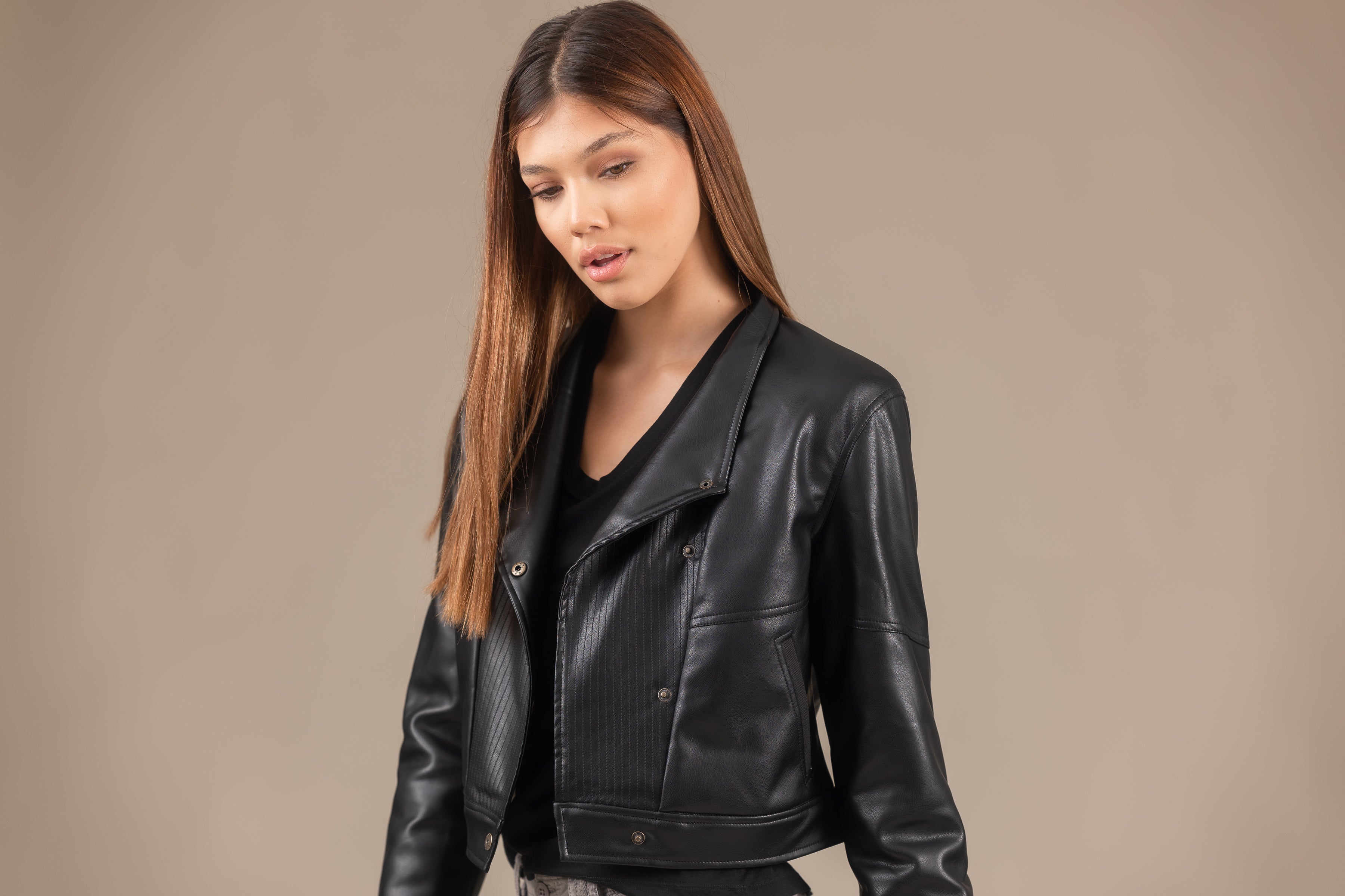 Aiden Vegan Leather Jacket Marrakech Clothing