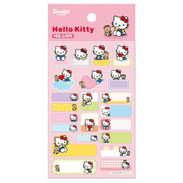Sanrio Characters Name Sticker Japanla