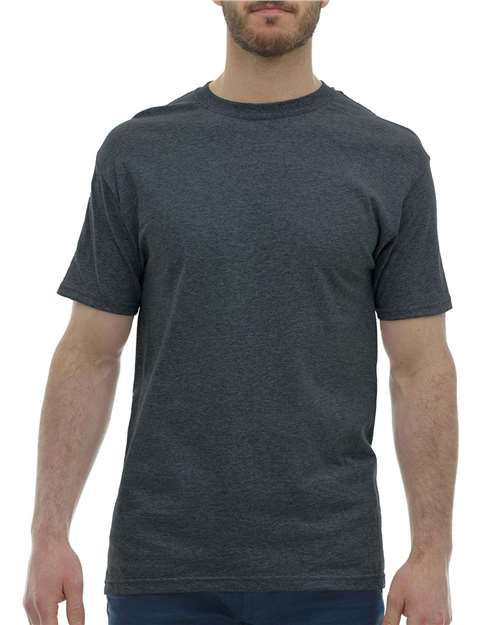M O Gold Soft Touch T Shirt 4800 Heather Colour Budget Promotion T Shirt Ca 6 20