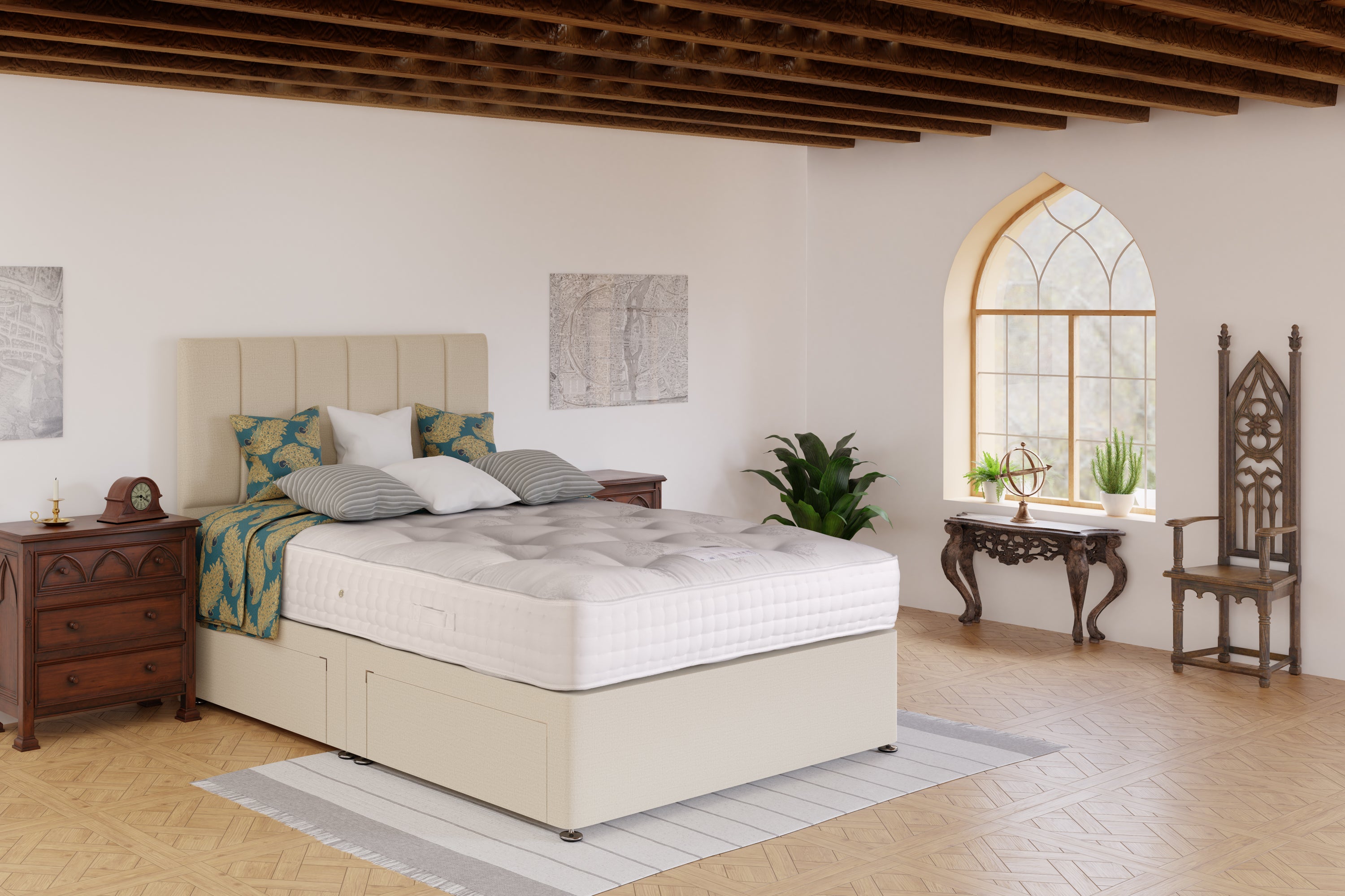 Windermere 4500 Pocket Small Double Divan Bed Corstorphine Bed Centre Edinburgh