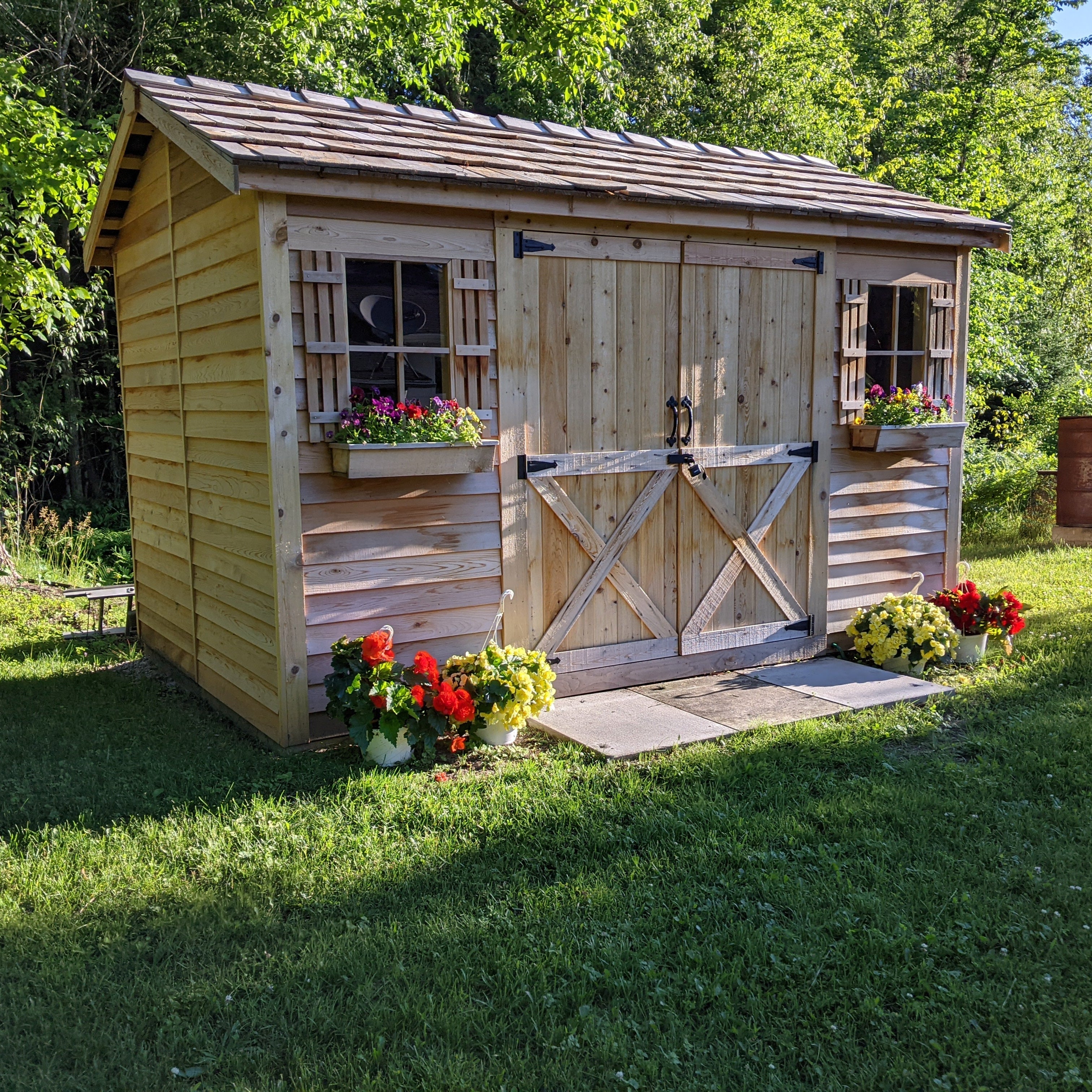 Long Shed Kits Cedar Summer Houses Garden Cottages Cedarshed Canada