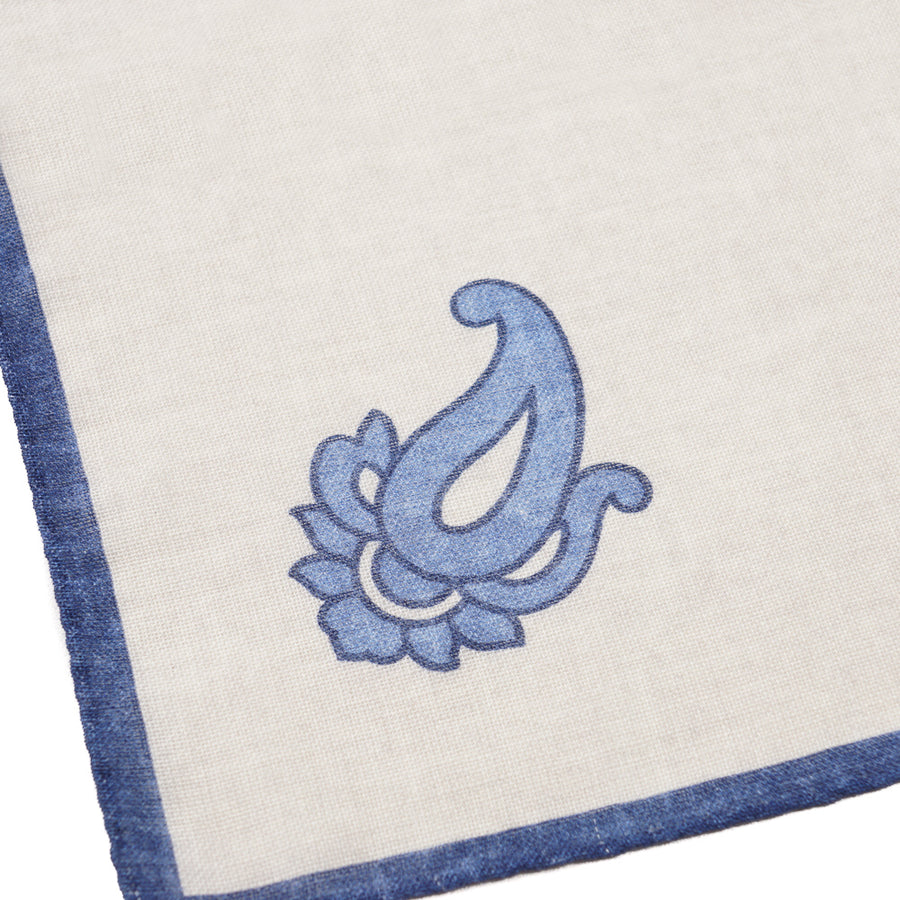 Roda Wool Silk Pocket Square Top Shelf Apparel