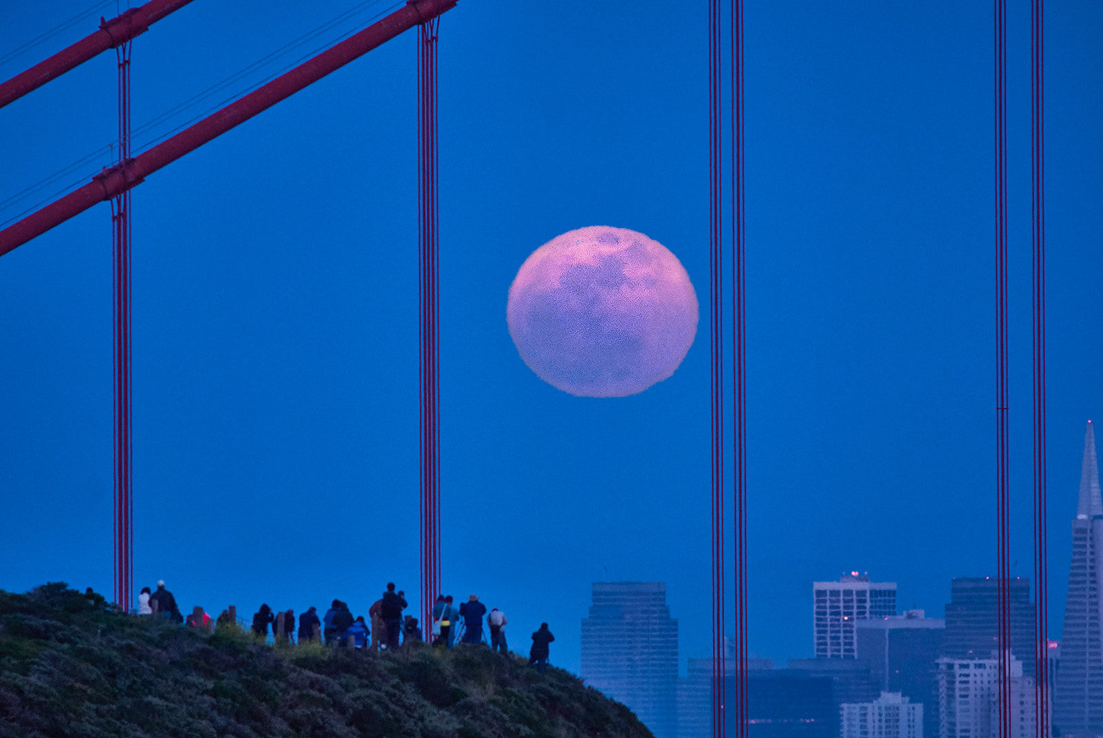 Moonrise Over San Francisco John Santoro Photography