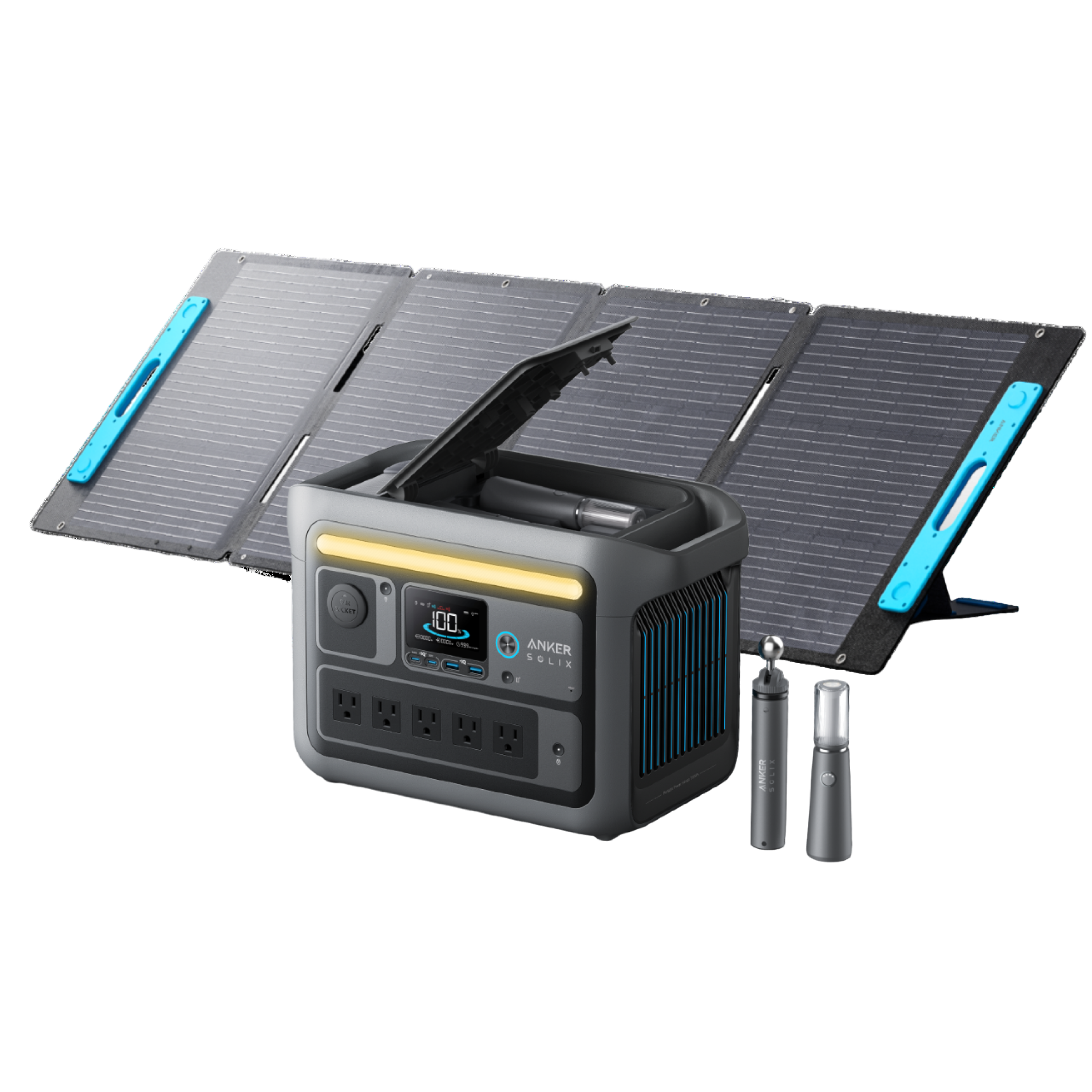 Anker SOLIX C800 Plus Solar Generator + 200W Solar Panel